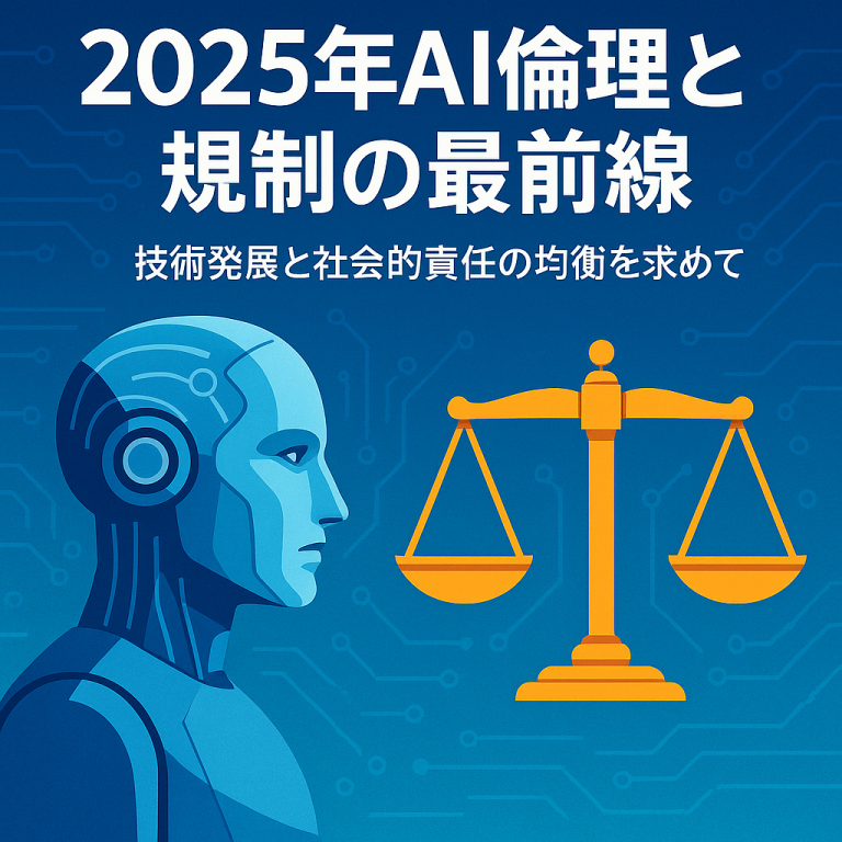 2025年AI倫理と規制の最前線：技術発展と社会的責任の均衡を求めて